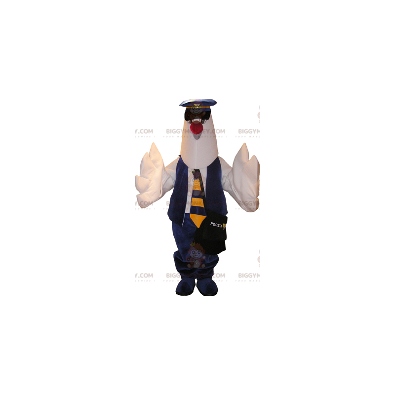 Costume da mascotte di BIGGYMONKEY™, piccione viaggiatore Costume da mascotte di BIGGYMONKEY™, piccione viaggiatore