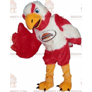 Πολύ απαλή και εκφοβιστική στολή μασκότ BIGGYMONKEY™ Red White