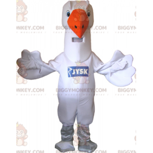 Giant Gull Måke BIGGYMONKEY™ maskotkostyme - Fuglemaskot - BIGGYMONKEY_06169 - BiggyMonkey.com