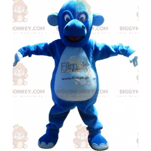 Sød plump Dragon Blue Creature BIGGYMONKEY™ maskotkostume - Drage maskot - BIGGYMONKEY_06186 - BiggyMonkey.com