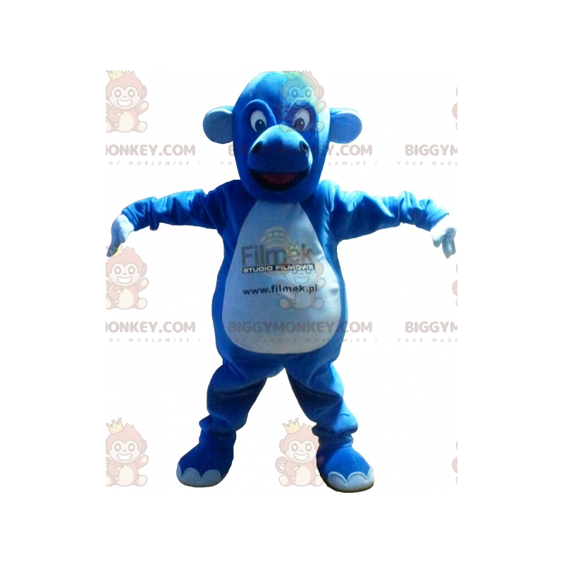 Simpatico costume da mascotte BIGGYMONKEY™ Creatura blu drago