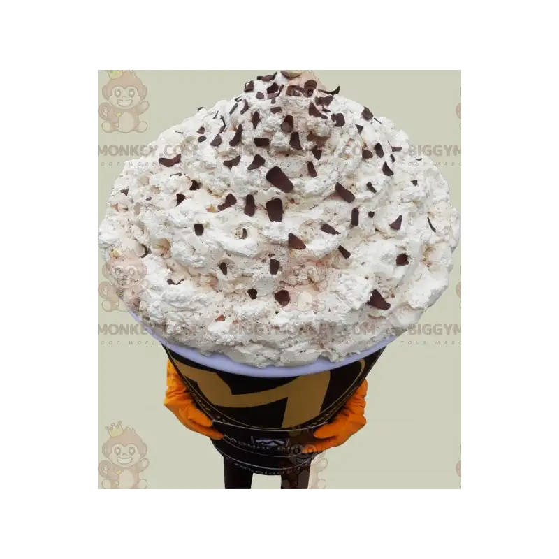 Kostým maskota obřího cappuccina BIGGYMONKEY™. Kostým maskota Kostým maskota obřího cappuccina BIGGYMONKEY™. Kostým maskota