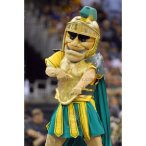Knight Gladiator BIGGYMONKEY™ maskotkostume med rustning -