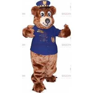 BIGGYMONKEY™ maskotkostume Brun bamse i dyrepassertøj -