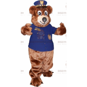 BIGGYMONKEY™ maskottiasu, ruskea nalle eläintarhanhoitajaasussa - Karhun maskotti - BIGGYMONKEY_06207 - BiggyMonkey.com