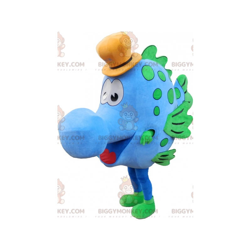 BIGGYMONKEY™ blauw en wit konijn mascottekostuum - BIGGYMONKEY™ blauw en wit konijn mascottekostuum -