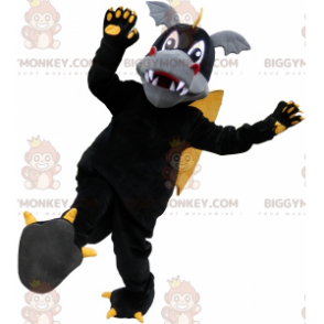 Zeer schattig BIGGYMONKEY™ mascottekostuum met zwarte, gele en
