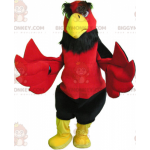 Lustiges riesiges BIGGYMONKEY™ Maskottchen-Kostüm mit schwarzem