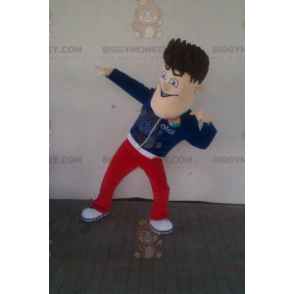 Kostým maskota mladého muže BIGGYMONKEY™ Big Smiling Teenager - Pánské maskoti - BIGGYMONKEY_06237 - BiggyMonkey.com