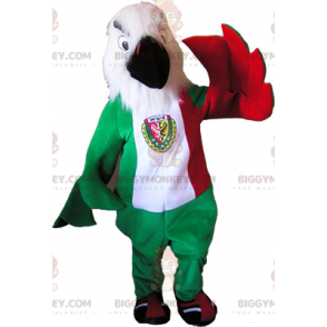 Eagle BIGGYMONKEY™ Mascot Costume in Italian Flag Colors –