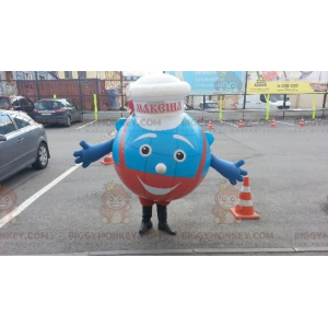 BIGGYMONKEY™ Blue Man Chef-mascottekostuum - Biggymonkey.com