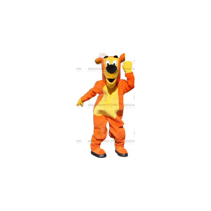 BIGGYMONKEY™ Disfraz de mascota de tigre sin rayas, naranja BIGGYMONKEY™ Disfraz de mascota de tigre sin rayas, naranja