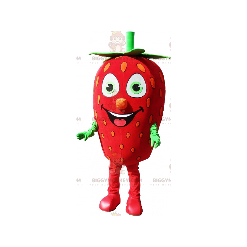Kæmpe jordbær BIGGYMONKEY™ maskotkostume jordbærkostume -
