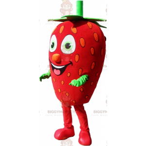 Kæmpe jordbær BIGGYMONKEY™ maskotkostume jordbærkostume -
