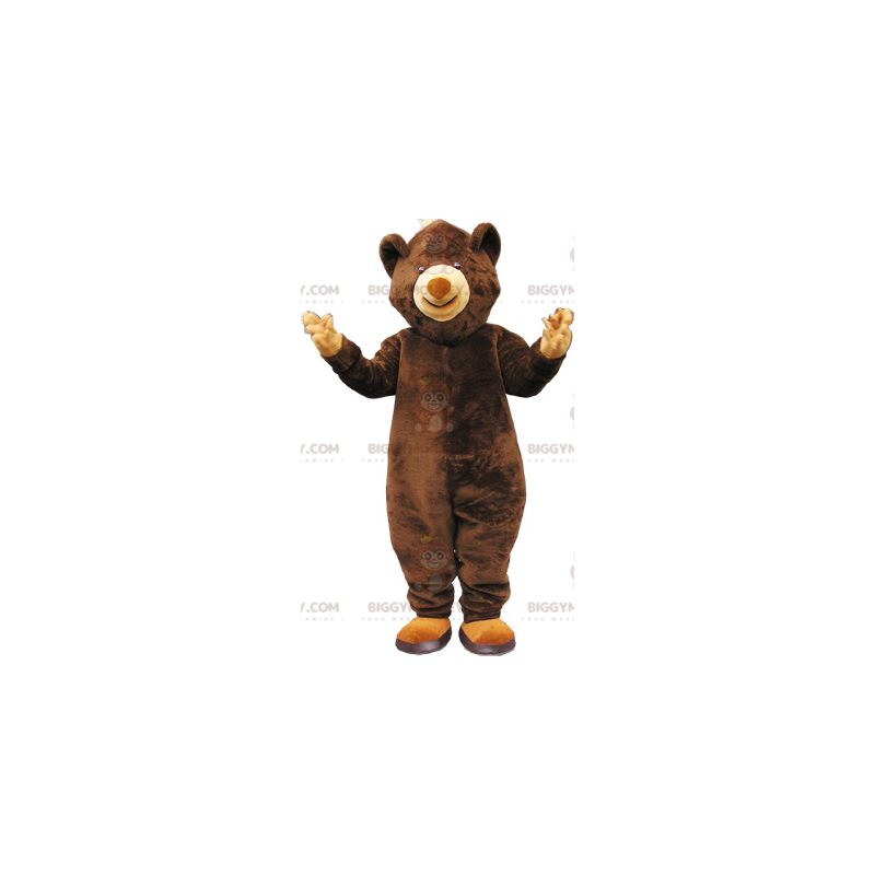 BIGGYMONKEY™ Costume da mascotte in peluche da orso bruno - BIGGYMONKEY™ Costume da mascotte in peluche da orso bruno -