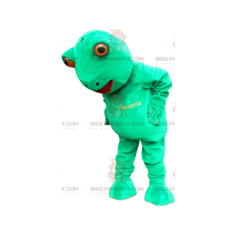 Hauska Giant Green Frog BIGGYMONKEY™ maskottiasu - Hauska Giant Green Frog BIGGYMONKEY™ maskottiasu -