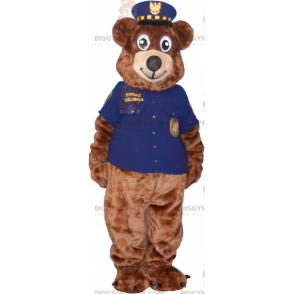 BIGGYMONKEY™ Costume da mascotte da orso bruno in costume da