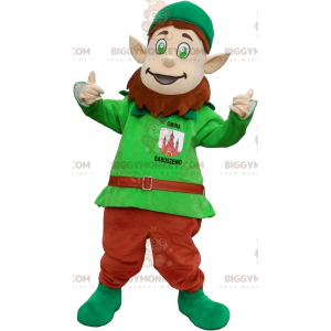 BIGGYMONKEY™ Leprechaun Mascot Costume with Pointy Ears and a