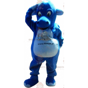 Υπέροχη στολή μασκότ BIGGYMONKEY™ Giant Blue Dragon - Μασκότ δράκου - BIGGYMONKEY_06308 - BiggyMonkey.com