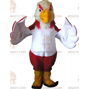 BIGGYMONKEY™ Costume da mascotte Avvoltoio colorato con stivali