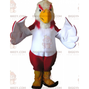 Fantasia de mascote BIGGYMONKEY™ Abutre colorido com botas