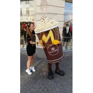 Obří zmrzlinový hrnec Kostým maskota BIGGYMONKEY™ –