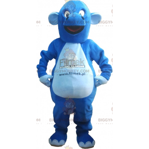 Giant Blue Dragon BIGGYMONKEY™ maskotkostume - Drage maskot - BIGGYMONKEY_06322 - BiggyMonkey.com