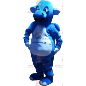 Giant Blue Dragon BIGGYMONKEY™ maskottiasu - Biggymonkey.com