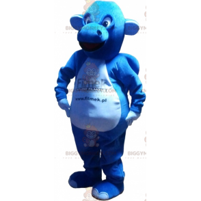 Giant Blue Dragon BIGGYMONKEY™ maskotdräkt - BiggyMonkey maskot