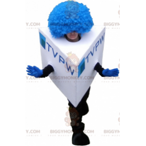 Fantasia de mascote de boneco de neve quadrado BIGGYMONKEY™ Cubo de fantasia de mascote BIGGYMONKEY™ - BiggyMonkey.com