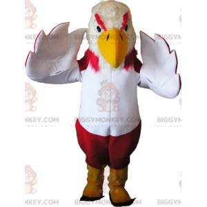 Traje de mascote BIGGYMONKEY™ Abutre colorido com patas