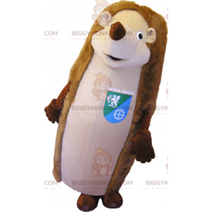 Giant Brown and Tan Hedgehog BIGGYMONKEY™ Mascot Costume -