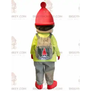 Mascottekostuum BIGGYMONKEY™ voor kleine jongen gekleed in