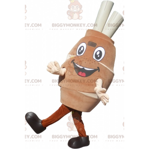 Cosciotto di carne con ossa Costume da mascotte BIGGYMONKEY™ -