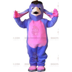 Lilla og lyserød æsel BIGGYMONKEY™ maskotkostume. Mule BIGGYMONKEY™ maskot kostume - Heste maskoter - BiggyMonkey.com