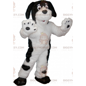 BIGGYMONKEY™ Costume da mascotte Cane bianco con macchie nere -