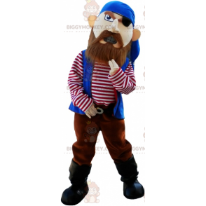 Feral Air Pirate BIGGYMONKEY™ maskotkostume - Menneskelige maskoter - BIGGYMONKEY_06348 - BiggyMonkey.com