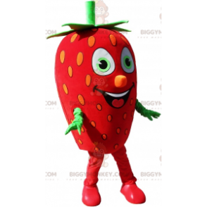 Giant Strawberry BIGGYMONKEY™ Mascot Costume Strawberry Fancy