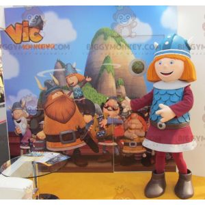 Vic the Viking Famous TV Character Redhead BIGGYMONKEY™ Mascot