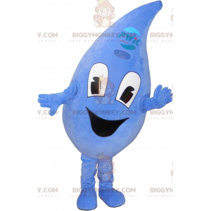 Gigantische blauwe waterdruppel BIGGYMONKEY™ mascottekostuum -