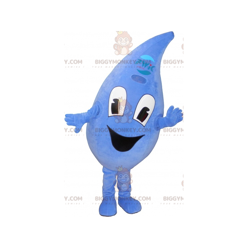 Giant Blue Water Drop BIGGYMONKEY™ maskottiasu - Biggymonkey.com Giant Blue Water Drop BIGGYMONKEY™ maskottiasu - Biggymonkey.com