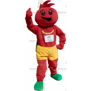 Tomato costume. Tomato BIGGYMONKEY™ Mascot Costume -