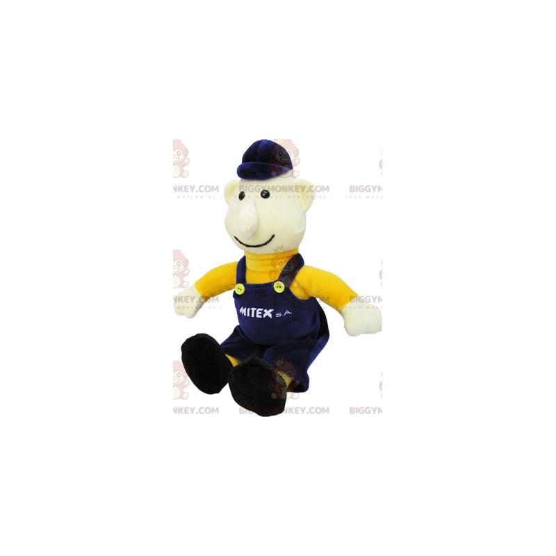 Peluche poupée garçon en salopette - Biggymonkey.com Peluche poupée garçon en salopette - Biggymonkey.com