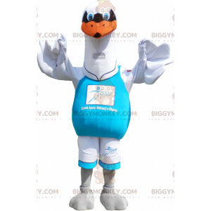 Kostým maskota Big White Seagull BIGGYMONKEY™. kostým ptáka - Pták maskot - BIGGYMONKEY_06365 - BiggyMonkey.com