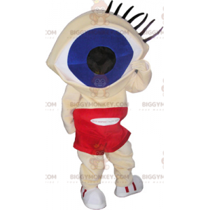 Kostým maskota sněhuláka BIGGYMONKEY™ s velkým okem na hlavě –