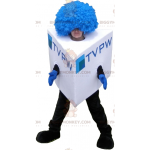 BIGGYMONKEY™ Mascot Costume Square Man Cube Suit -