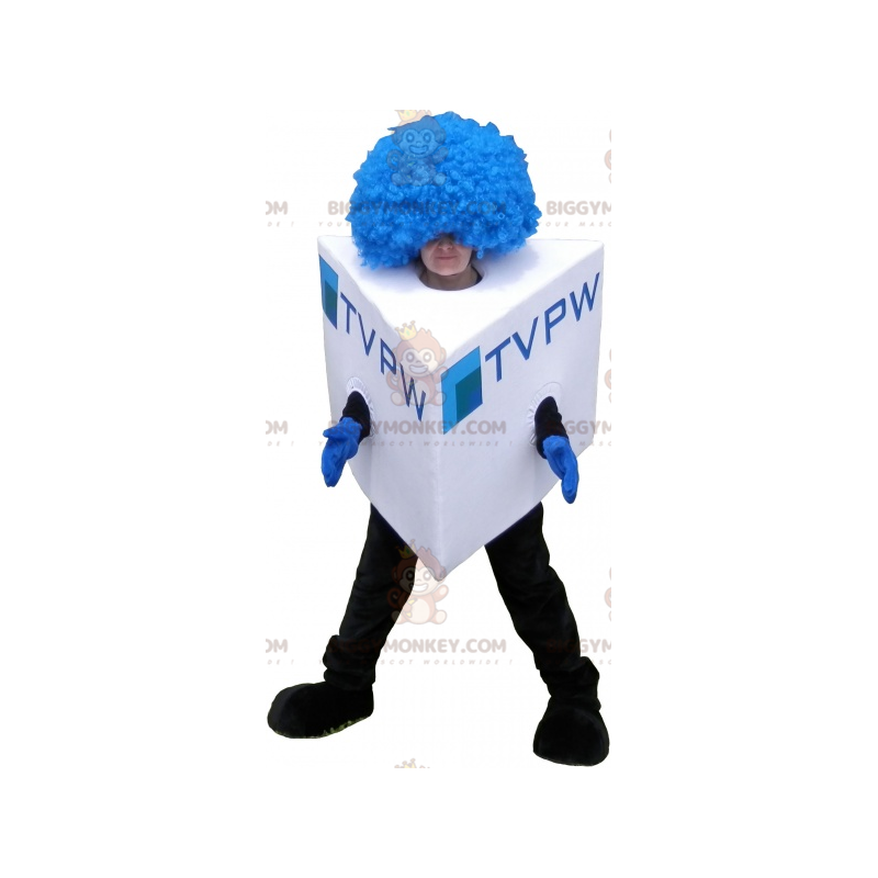 BIGGYMONKEY™ Costume da mascotte Abito quadrato uomo cubo - BIGGYMONKEY™ Costume da mascotte Abito quadrato uomo cubo -