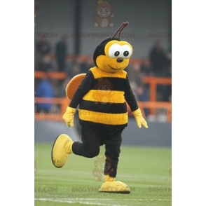 Gele en zwarte bij BIGGYMONKEY™ mascottekostuum - Bee mascottes - BIGGYMONKEY_0767 - BiggyMonkey.com