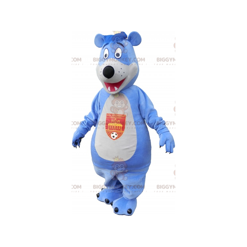 Big Blue and White Bear BIGGYMONKEY™ Mascot Costume – Big Blue and White Bear BIGGYMONKEY™ Mascot Costume –