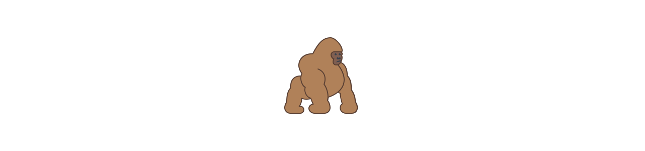Gorilla maskoter - Maskot kostumer biggymonkey.com 